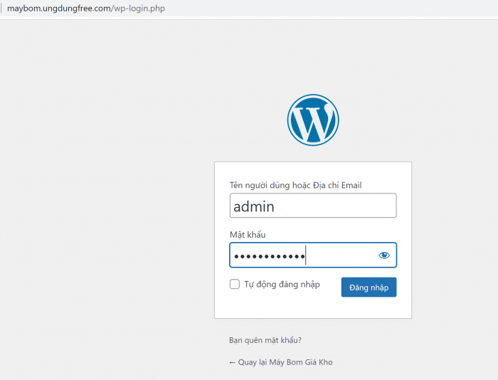Cài đặt wordpress lên hosting